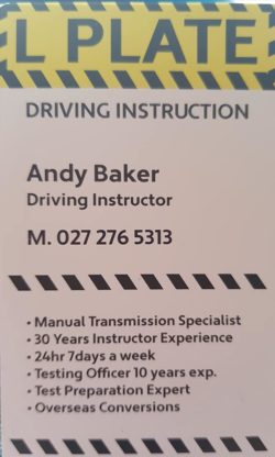 Driving Instruction